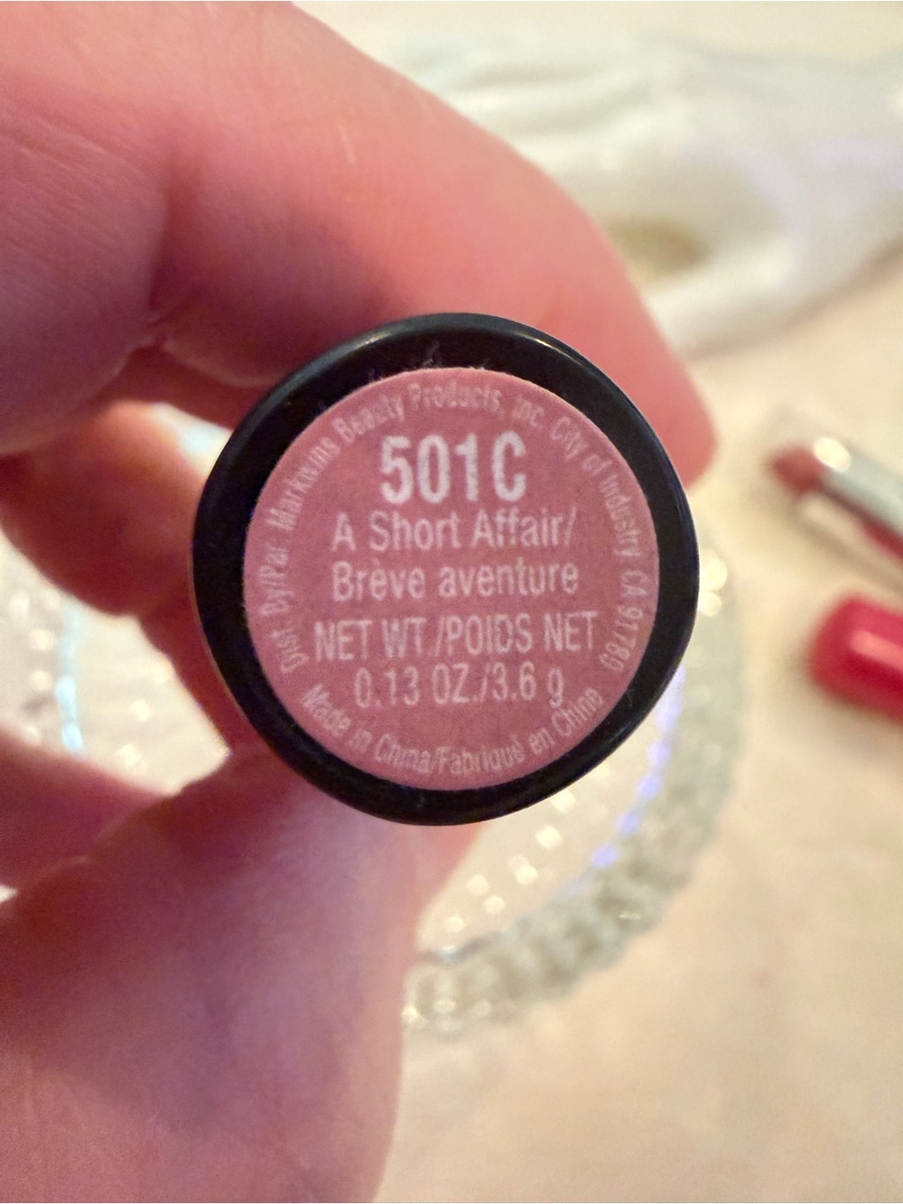 Cosmetics Lipstick Trio - Soft Pink, Peachy Nude, Deep Berry - Picture 2 of 7